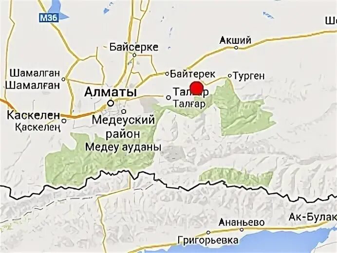 Байсерке это где на карте. Шамалган село. Карта землетрясения Алматы. Шамалган на карте Казахстана.