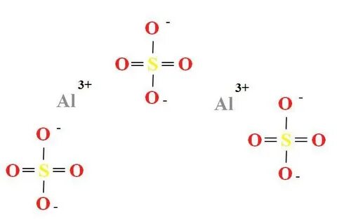 Al2 so4 3 количественный состав