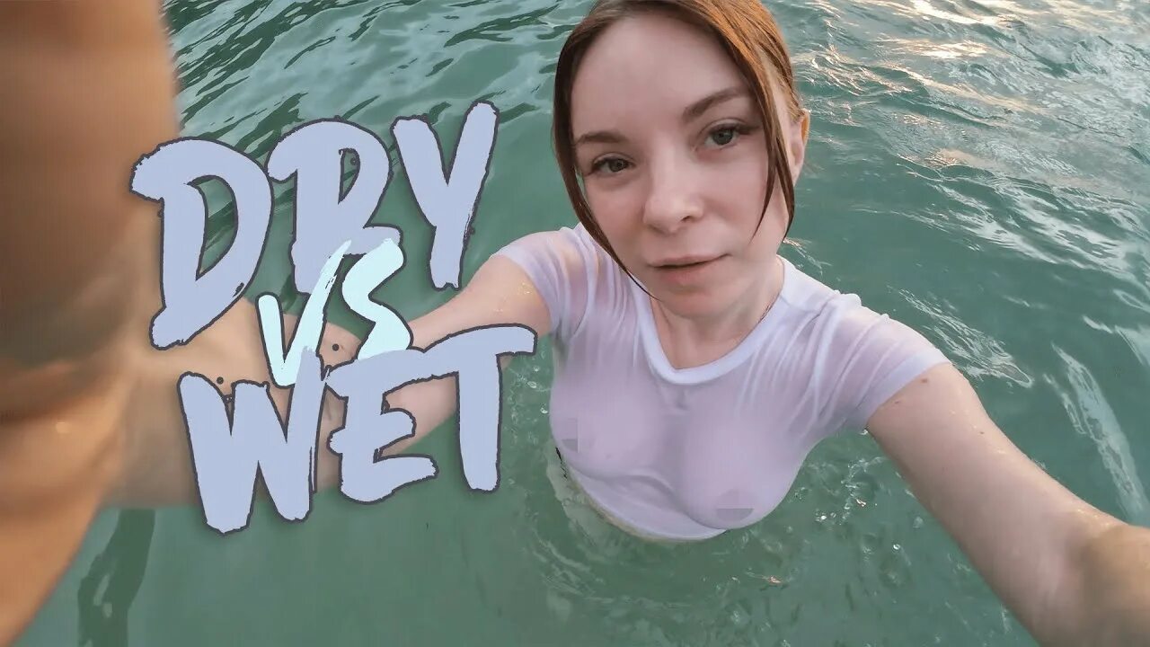 Dry vs wet try on transparent. Dry vs wet try on transparent