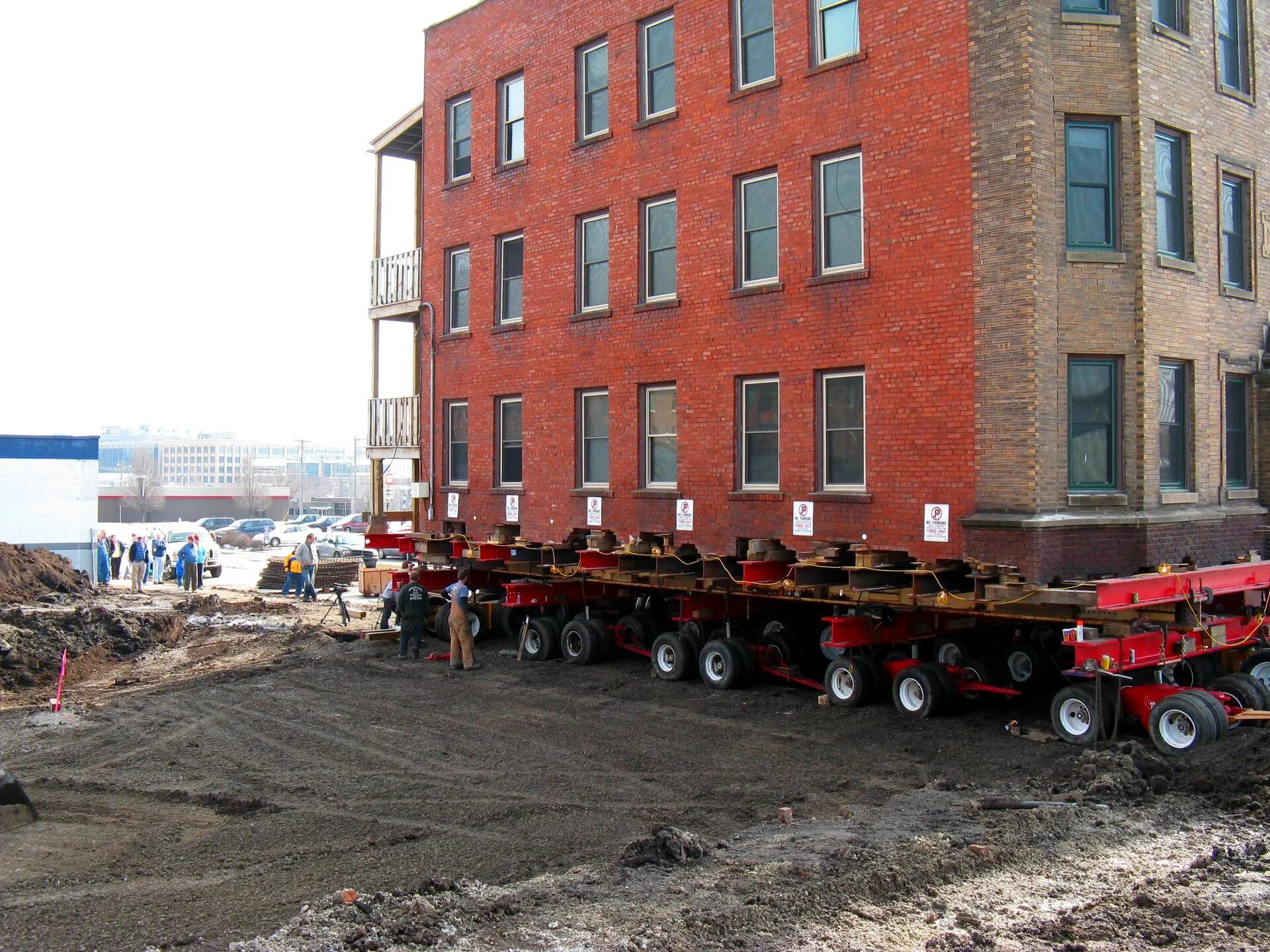 Building moving