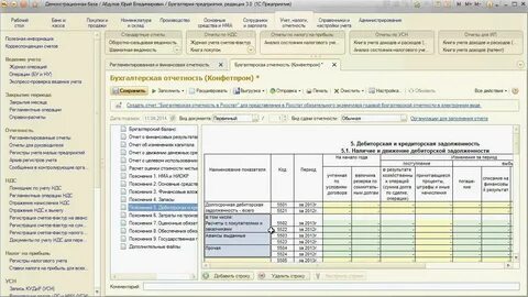 Дебиторская задолженность в упрощенной бухгалтерской отчетности