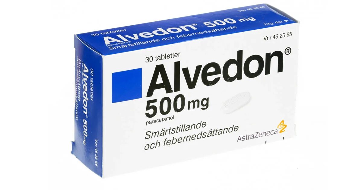 Alvedon. 500 Мг. Парацетамол Alvedon. Парацетамол 500 мг. 0 500 мг