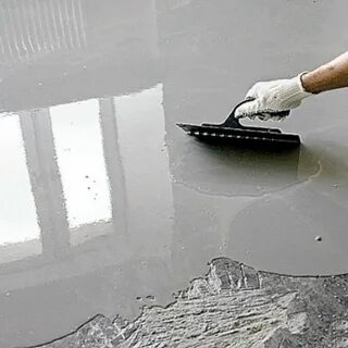 Цементно акриловый пол