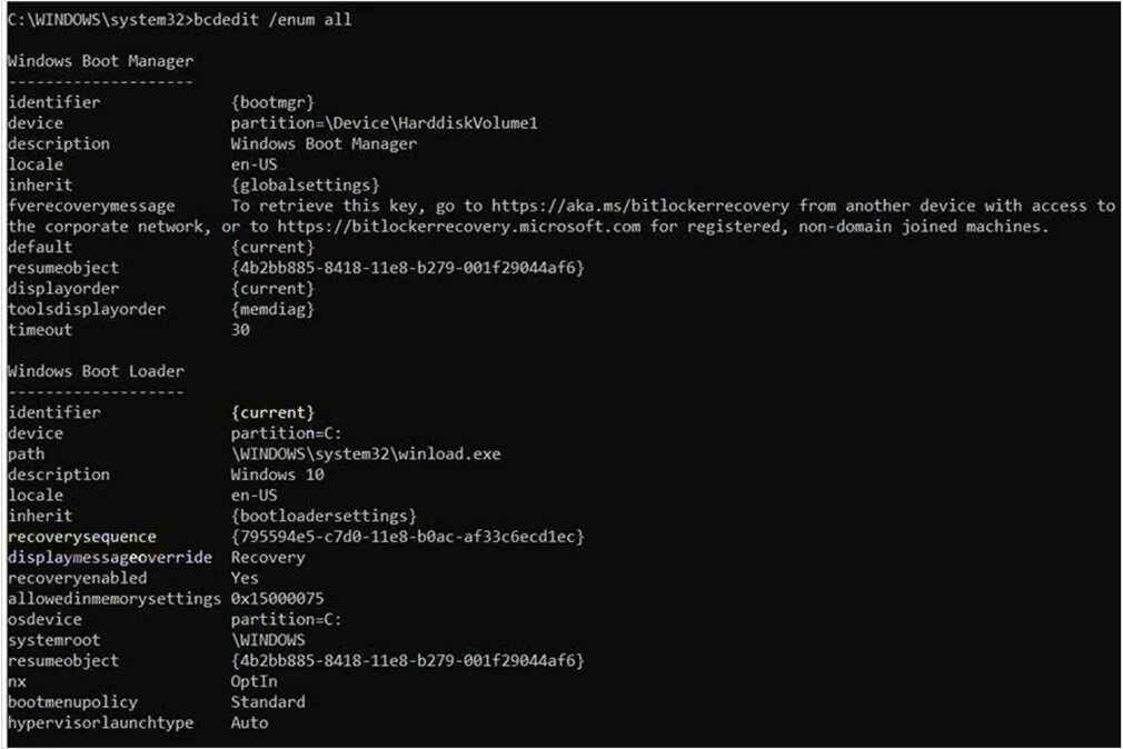 Bcdedit не удается открыть данные. Bcdedit команды. bcdedit enum {current}. bcdedit timeout. bcdedit enum windows 7.