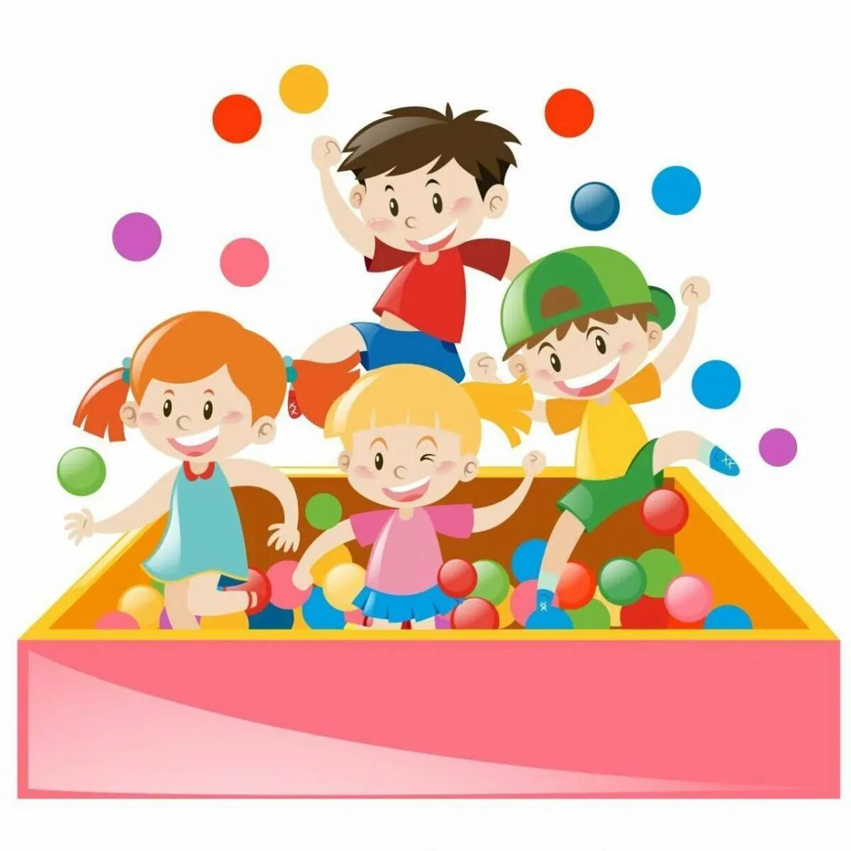 Картинка играющие дети в детском саду
