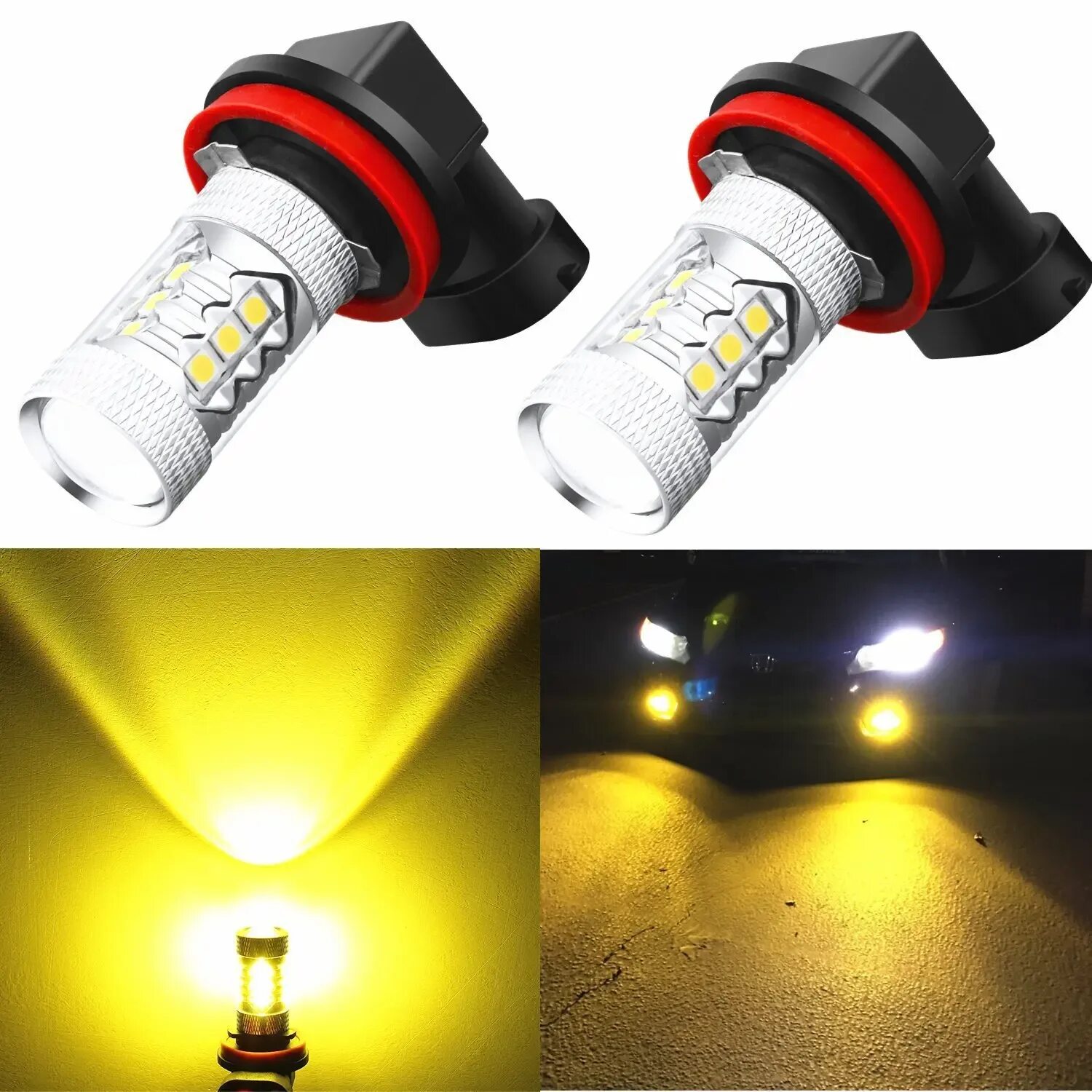 Желтые противотуманные лампы. Yellow 3000k h11. лед лампы h16. лампа h11 12v led. лед лампа н11 птф.