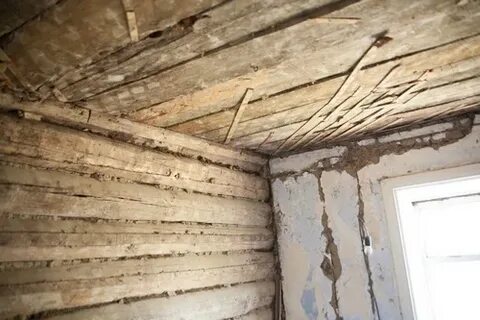 Ремонт стен деревянного дома