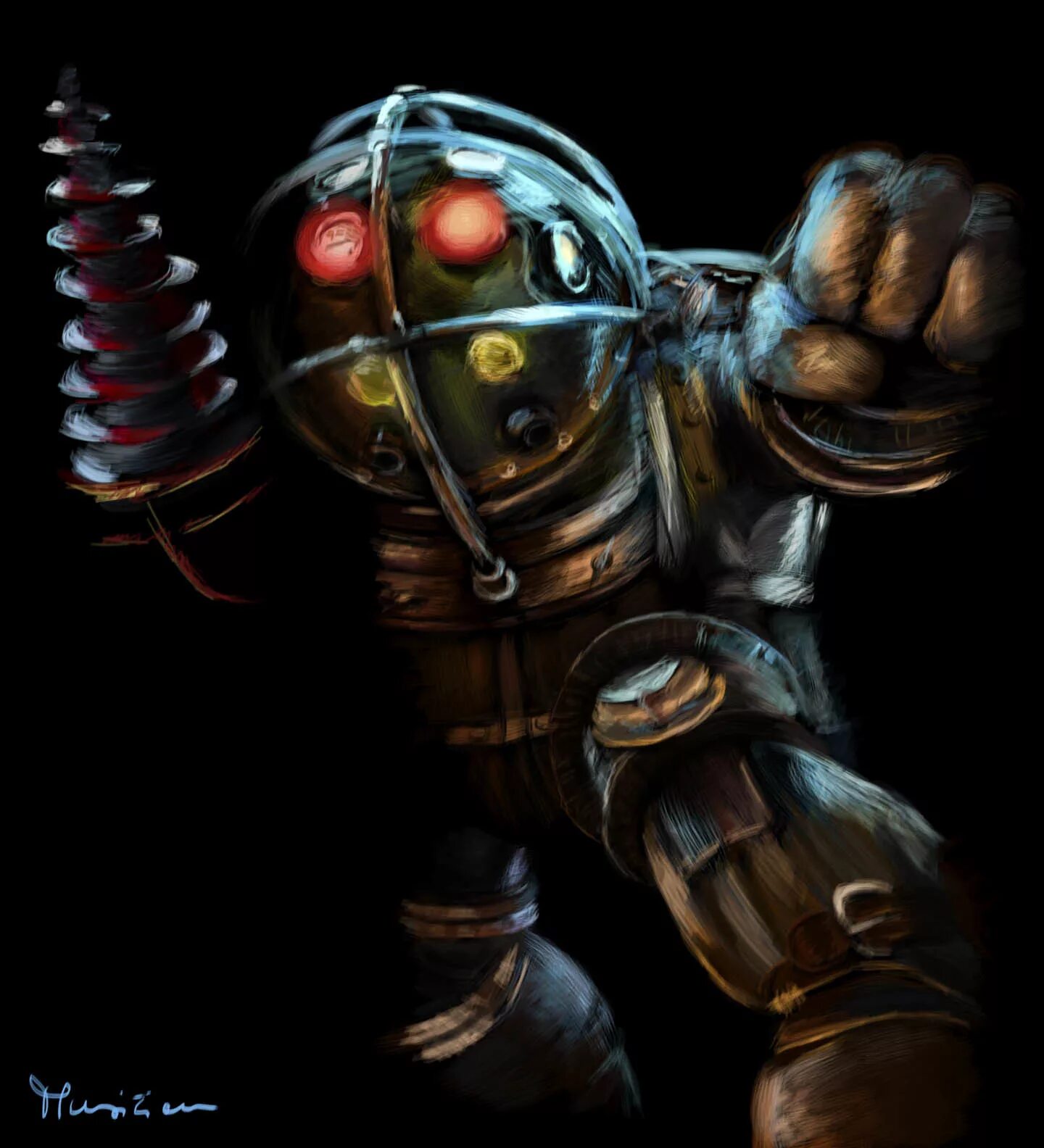 Bioshock daddy. Большой папочка Bioshock. Большой папочка Bioshock 2 Дельта. Биошок 2 большой папочка громила. Big Daddy Bioshock без шлема.