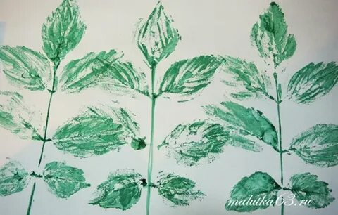 Методы рисования листьев
