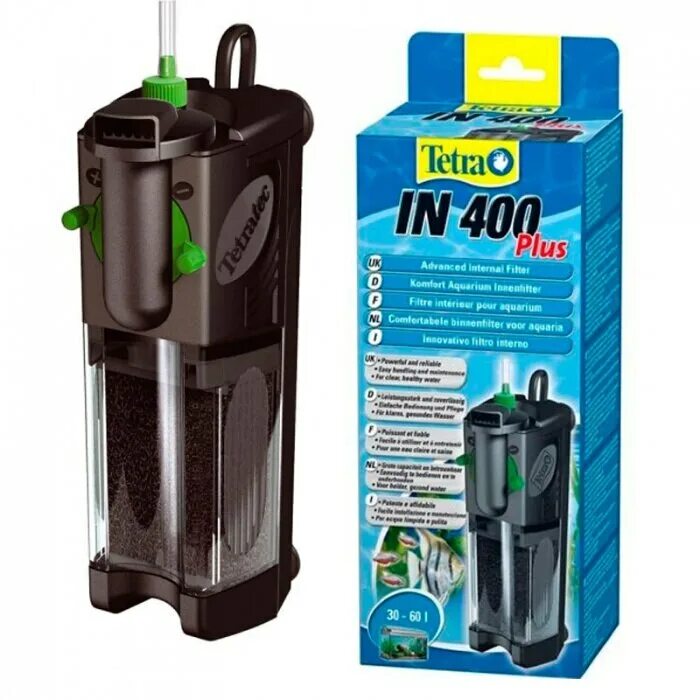 Tetra filter. Фильтр tetratec in 400. фильтр tetra in 400 plus. помпа tetratec in400 plus 30-60л.,200-400л/ч.. tetratec in400 - внутренний фильтр 400 л/ч для аквариумов до 66 л..