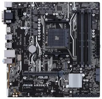 Материнская плата asus prime a320m e