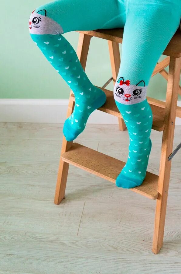Rusocks колготки для девочек с выбитым узором светлые арт. ДК-650