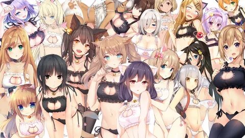 Cat keyhole bra girls 1920x1080 : r/Animewallpaper 