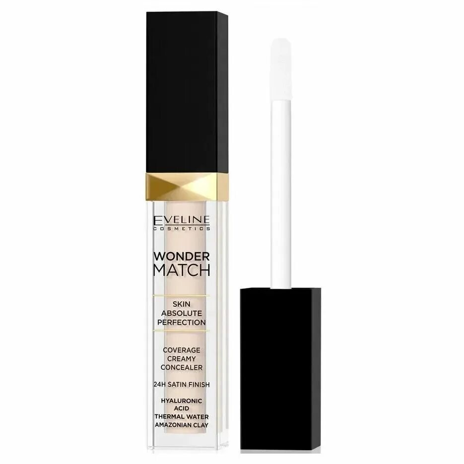 Eveline wonder match состав. Eveline wonder match консилер. eveline wonder match concealer оттенок 05 light. вандер матч консилер. concealer eveline 35.