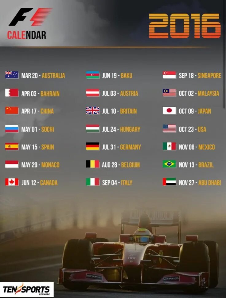 Календарь формулы 1 2016. Формула 1 календарь. Календарь f1 2018. Формула-1 расписание.