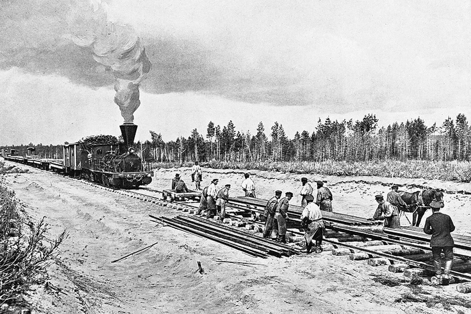 Великий Сибирский путь 1891. Транссибирская магистраль 1891 1916. Транссибирская Железнодорожная магистраль 1891 года. Транссибирская железная дорога 19 век. Строительство железной дороги казахстан