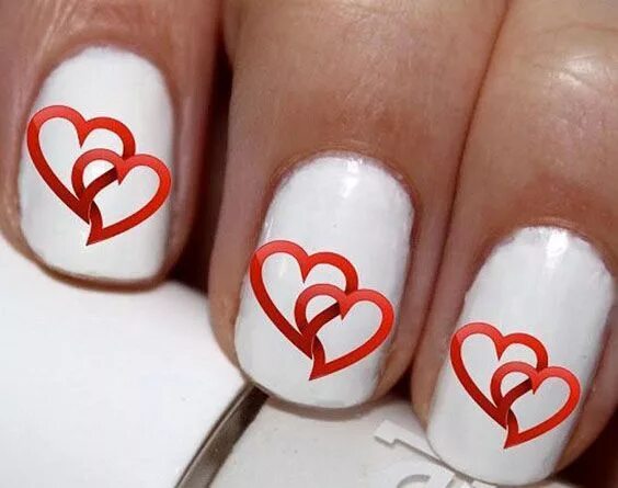 20 pc Dog Paws Pet Paw Heart Love My Dog Nail Art Nail Decals Nail ... Horse nai