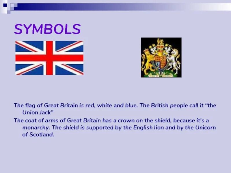 Topic britain. Great Britain топик. Symbols of great Britain презентация. Топик great Britain на английском. Шотландские символы.