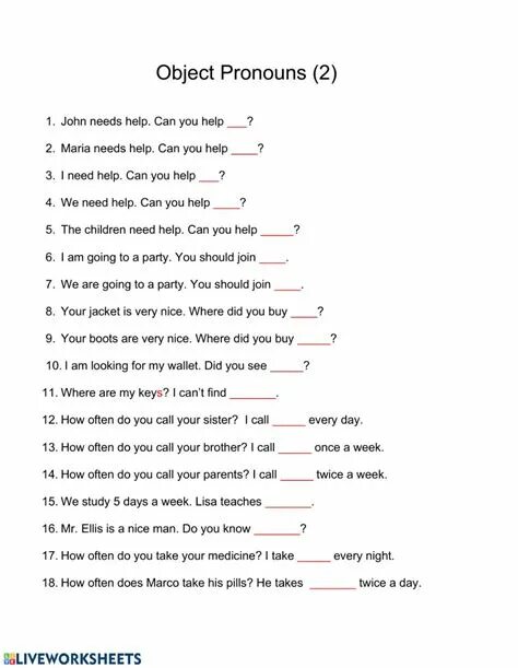 Objective pronouns exercises for Kids. Objective pronouns в английском языке. Objective pronouns exercises. Object pronouns в английском Worksheets. Personal object