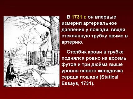 Кто впервые измерил давление