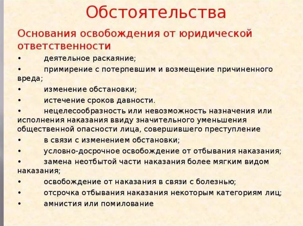 Обстоятельства освобождающие от ответственности. Основания освобождающие от юридической ответственности. основания от освобождения от юридической ответственности. основания освобождения от юр ответственности. перечислить основания освобождения от юридической ответственности.