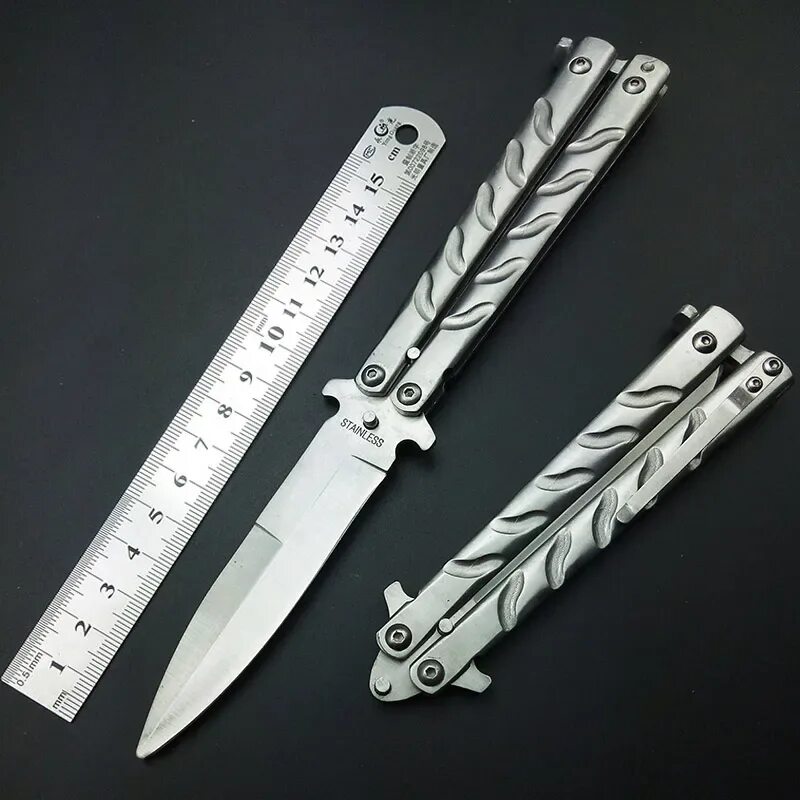 Нож бабочка Баттерфляй. Нож бабочка Баттерфляй тренировочный. Benchmade Balisong. Балисонг нож-бабочка Золотая. Лезвие ножа бабочки