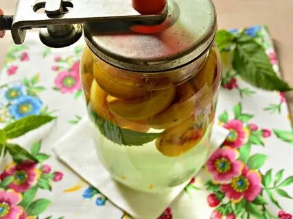 Компот из яблок с мятой
