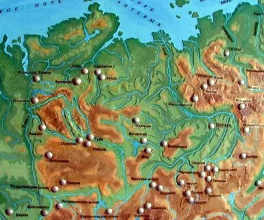 Полезные ископаемые восточной сибири на карте