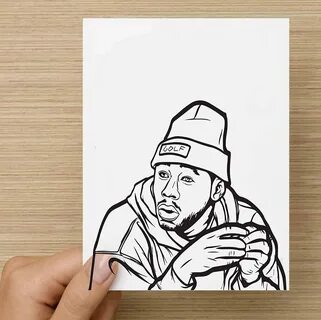 He draws