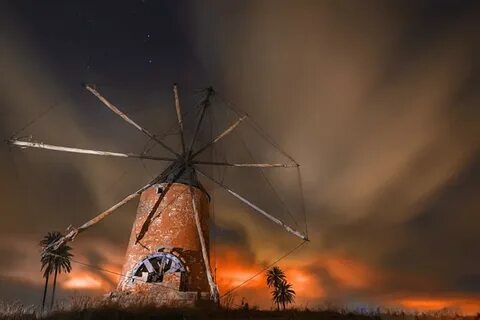 Горящая мельница