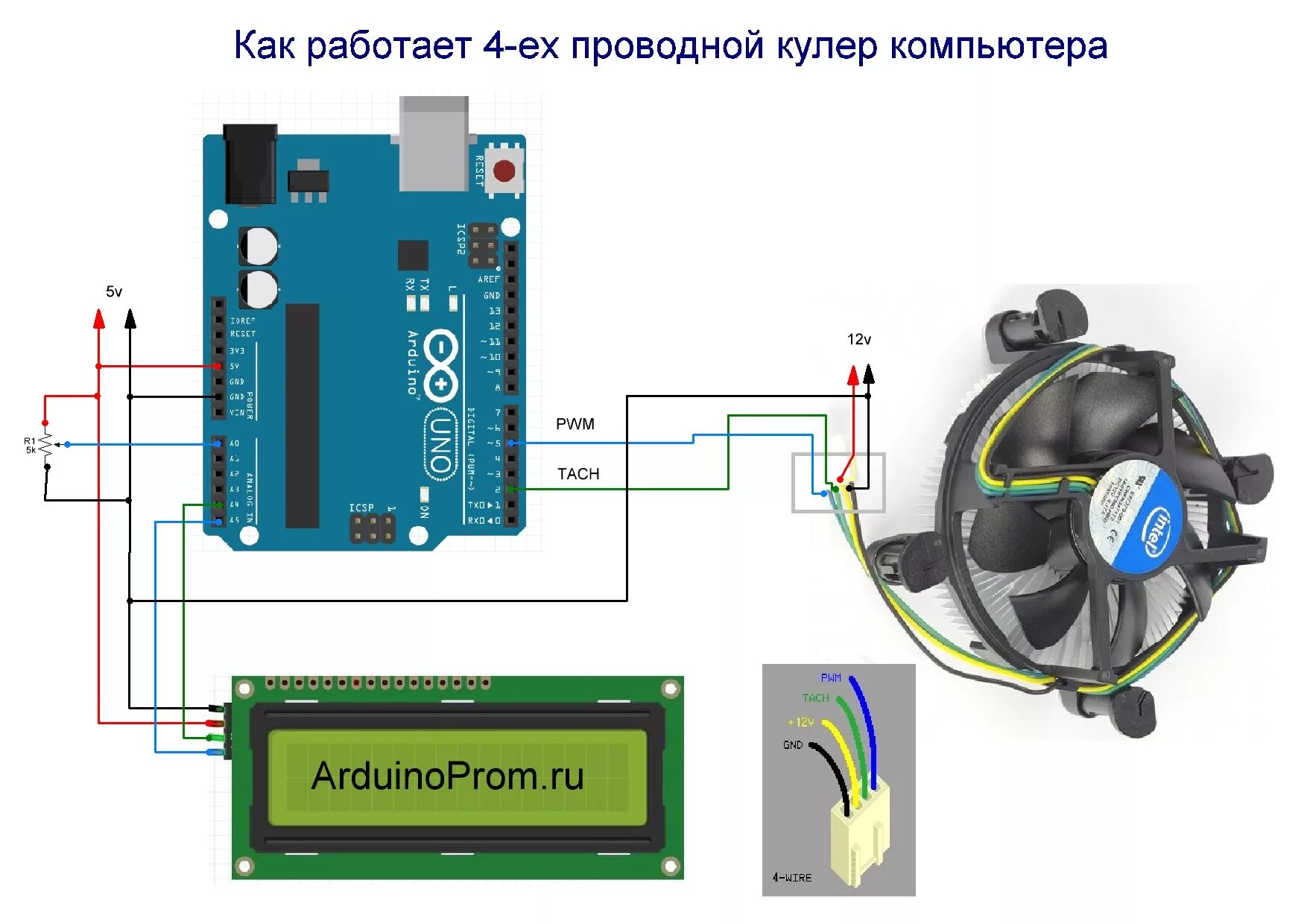 Кулер подключить 4 pin. Схема подключения вентилятора кулера процессора. Схема включения вентилятора охлаждения ПК. Схема подключения вентилятора охлаждения процессора компьютера. Схема подключения вентилятора охлаждения ПК.