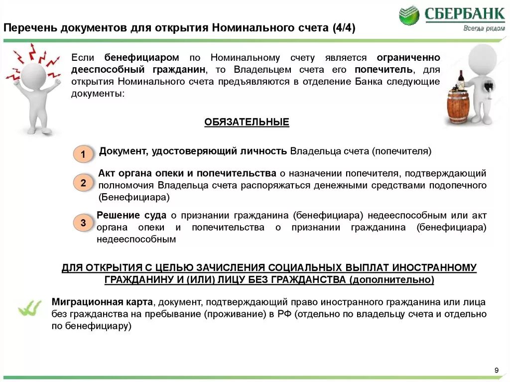 Документы для открытия счета в сбербанке. Номинальный счет опекуна. Номинальный счет на опекаемого. Номинальный счет в Сбербанке на ребенка инвалида. Номинальный счет в банке это.