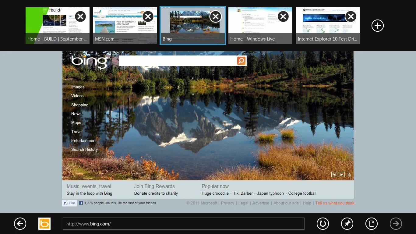 Www bing com image. Metro Internet Explorer. Metro ie10. Бинг видео.