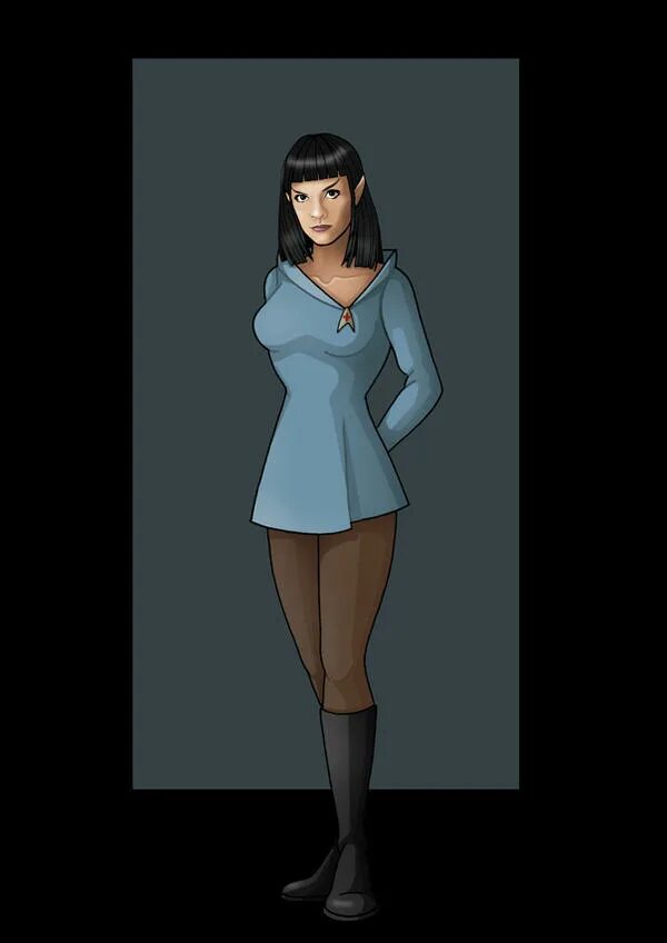 Доктор салли. Star Trek девушки арт. Стартрек расы арт. Female Vulcan Star Trek. Doktor Sally.