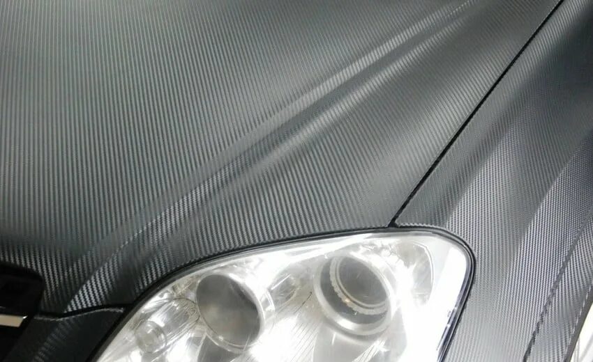 Обтяжка некоторых деталей авто карбоновой пленкой - Lada 21102, 1,5 л, 2004 года