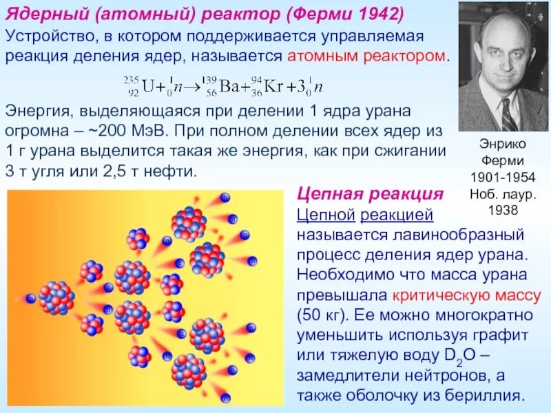 Ядерные реакции физика презентация. Деление ядер урана ядерный реактор. Деление ядер в ядерном реакторе. Ядерный реактор и цепная реакция деления урана.. Ядерные реакции деление тяжелых атомных ядер цепная реакция деления.