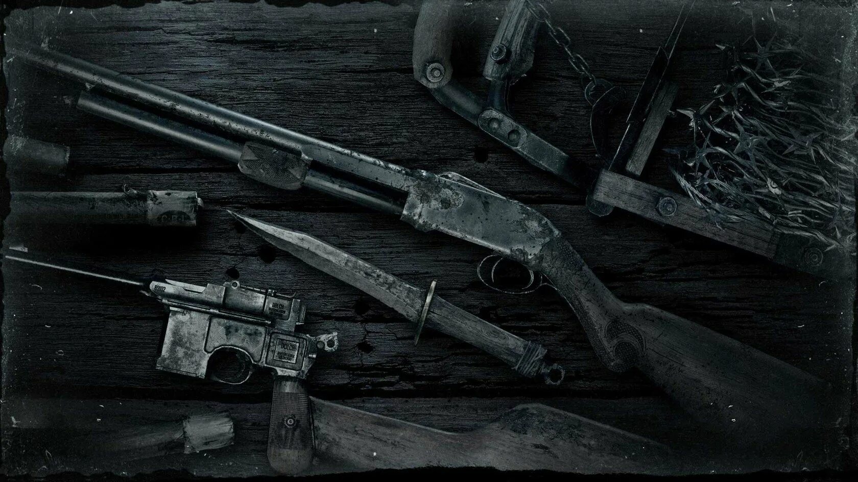 Хант шоудаун. Хант шоудаун оружие. Игра Hunt Showdown оружие. Хант шоудаун Wallpaper. Владение двумя оружиями