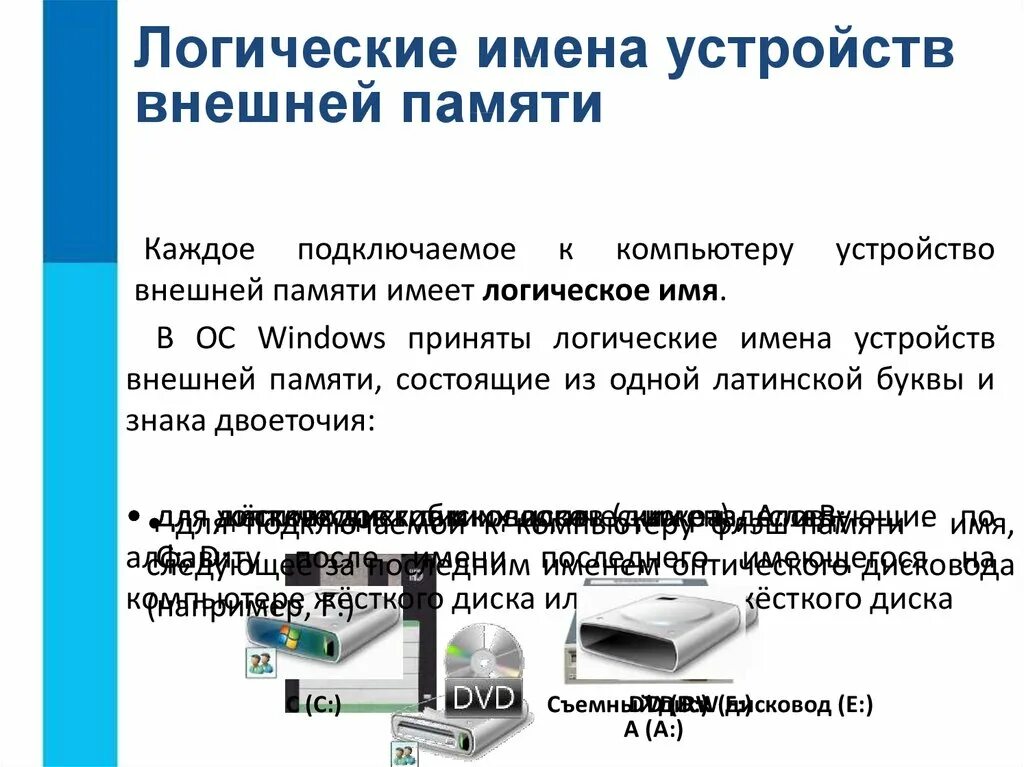 Используется для подключения устройств внешней памяти Средство контроля машинных носителей информации