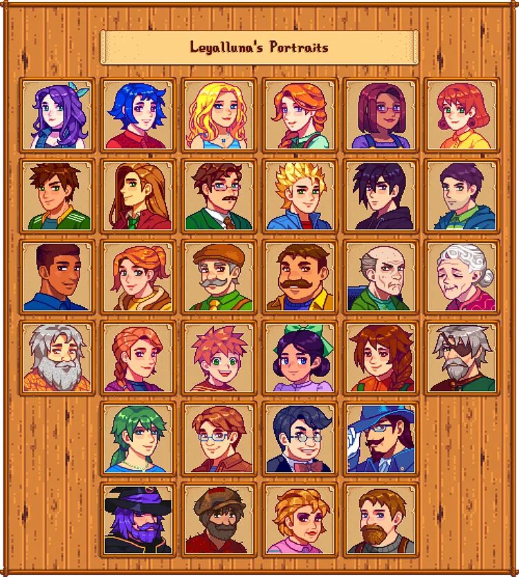 Stardew mod portrait. Stardew valley портреты персонажей. стардью валли персонажи. стардев вэлли персонажи. stardew valley аниме портреты.