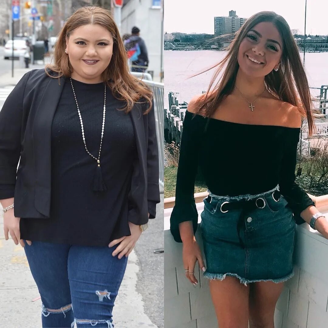 Как похудели большие девочки после проекта. Джанна Шортино. Похудение до и после.