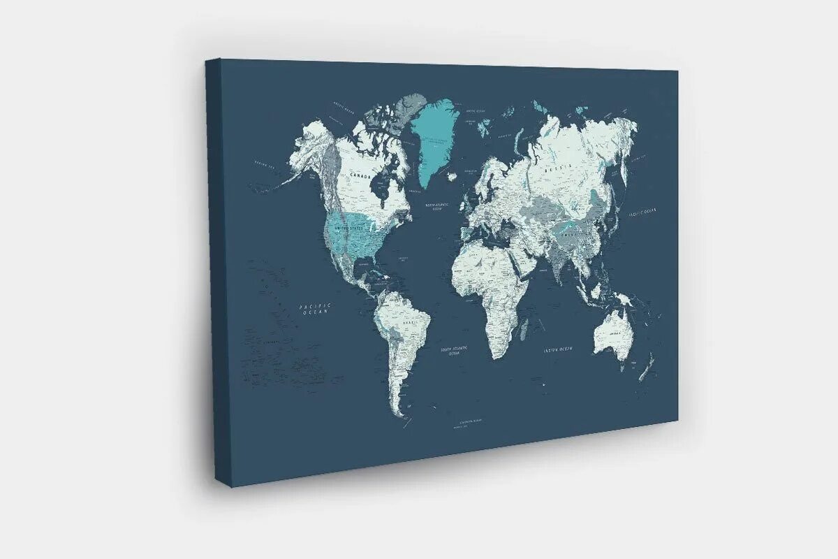 Look at the map of these