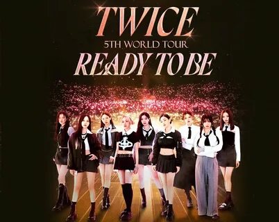 TWICE, den kvinnelige K-popgruppen, på konsert i Accor Arena i Paris i sept...