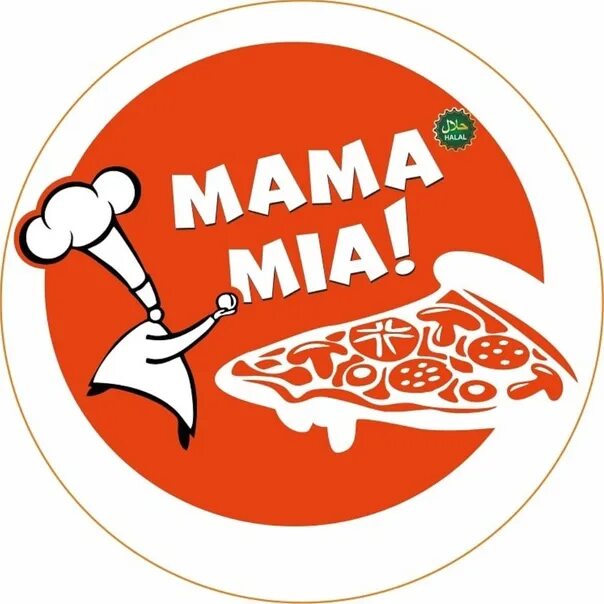 Мама миа пицца. Логотип мама Миа. Mama pizza логотип.