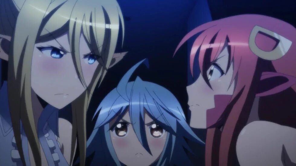 Monster musume no iru nichijou miia. Повседневная жизнь с девушкой-монстром арт. Курусу кимихито и монстры. Кимихито курусу ламия. Аниме монстры musume.