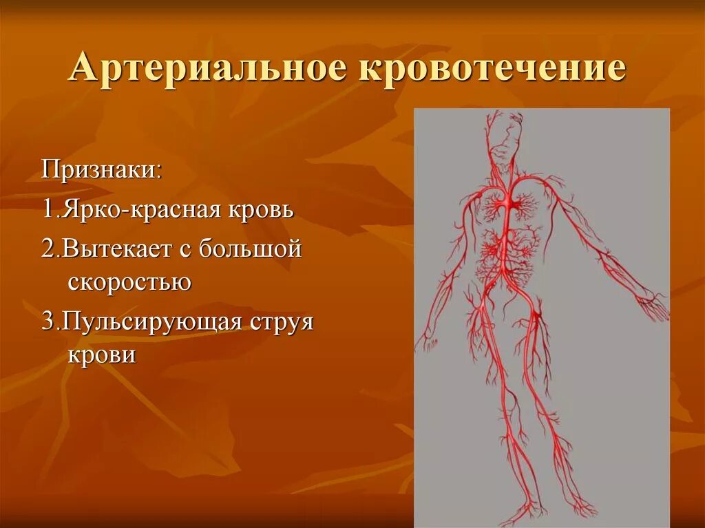 Симптомы наружного артериального кровотечения. Внешнее артериальное кровотечение симптомы. Признаки артериальноекровотечения. Признаки артериального крво.