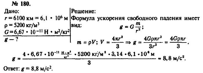 Ускорение свободного венеры. Ускорение свободного падения Венеры решение. Расчет ускорения свободного падения на Венере. Задачник по физике 10 класс рымкевич. Сборник задач по физике 10-11 класс рымкевич.