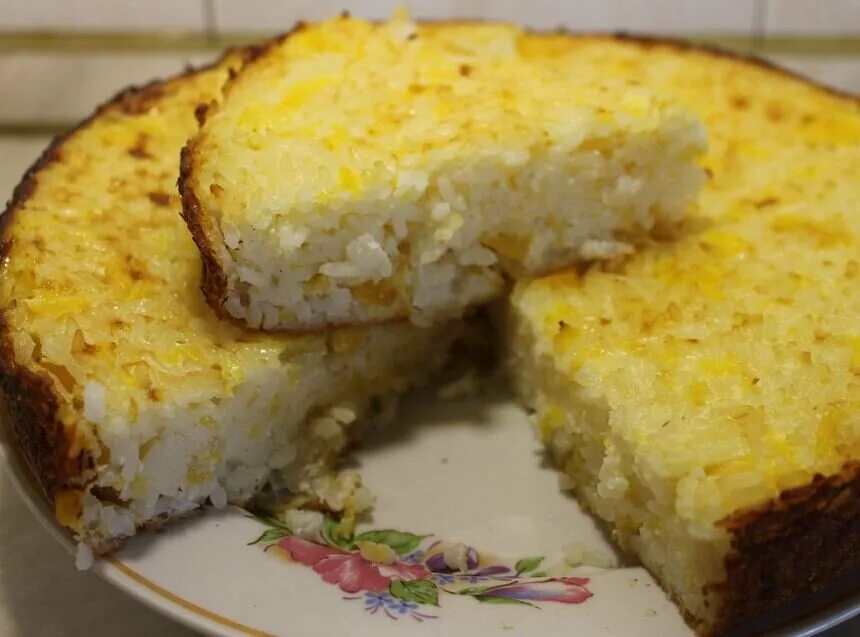 Творожная запеканка с рисом и изюмом - пошаговый рецепт с фото (4659 просмотров)