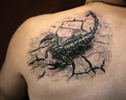 Самые красивые тату скорпиона
