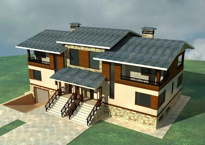 Большой дом на 2 семьи. Коттеджи двухэтажные на 2 семьи. Большой дом на 2 семьи. Дуплекс дом проекты. Двухэтажный дом с отдельными входами.