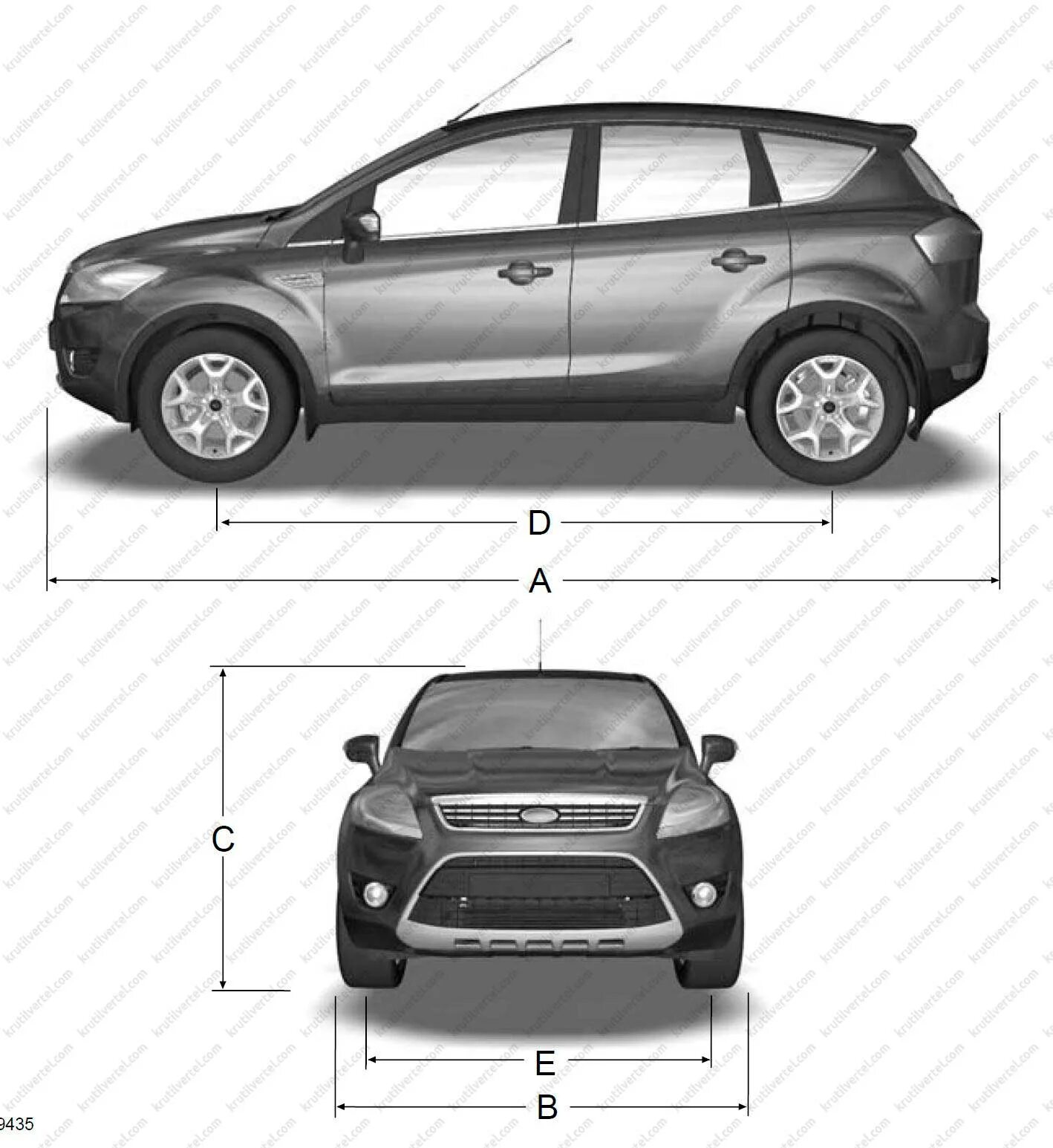 Длина куги. Габариты Форд Куга 2. Ширина Ford Kuga 2. Габариты Форд Куга 2 2014. Форд Куга 2008 габариты.